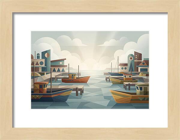 Fishing Harbor Serenity