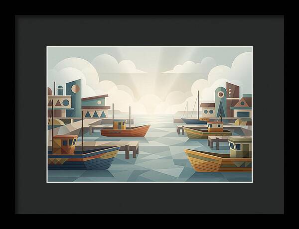 Fishing Harbor Serenity