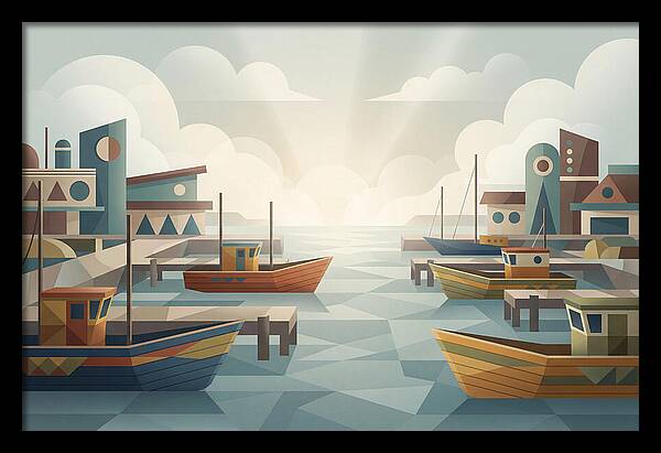 Fishing Harbor Serenity