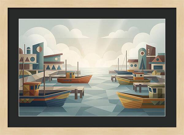 Fishing Harbor Serenity