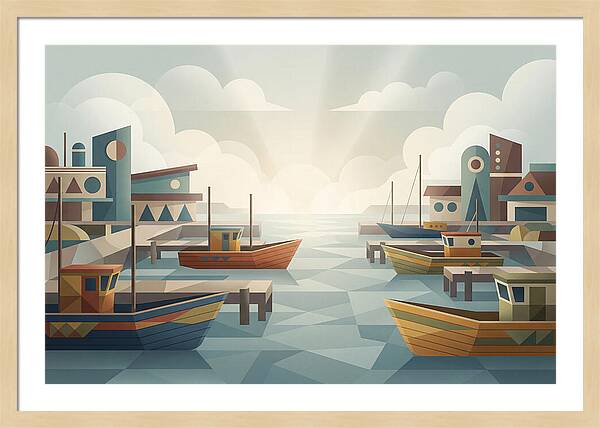 Fishing Harbor Serenity