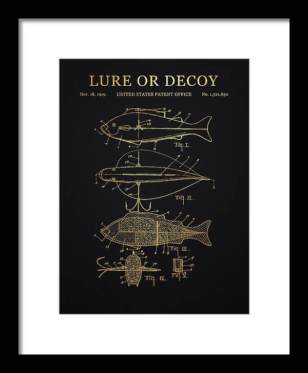 Fishing Lure Or Decoy Gold Patent Us1321850a