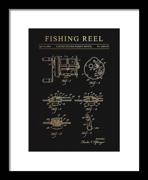 Fishing Reel Gold Patent Us1807433a