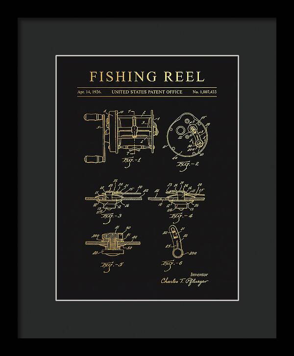 Fishing Reel Gold Patent Us1807433a