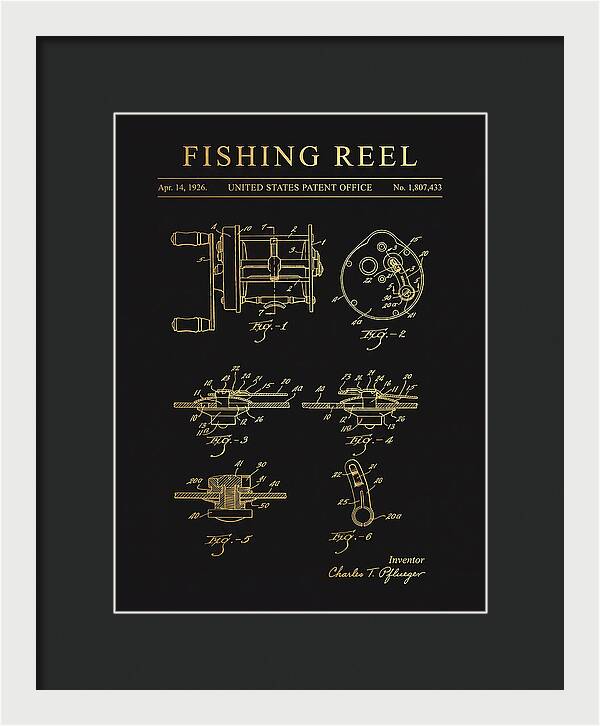 Fishing Reel Gold Patent Us1807433a