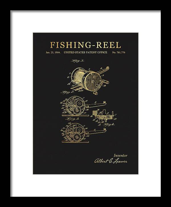 Fishing Reel Gold Patent Us781776a