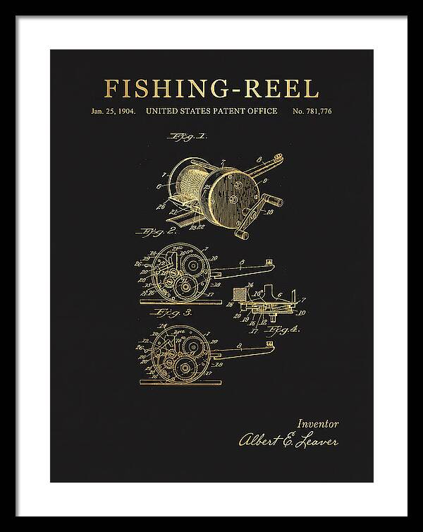 Fishing Reel Gold Patent Us781776a