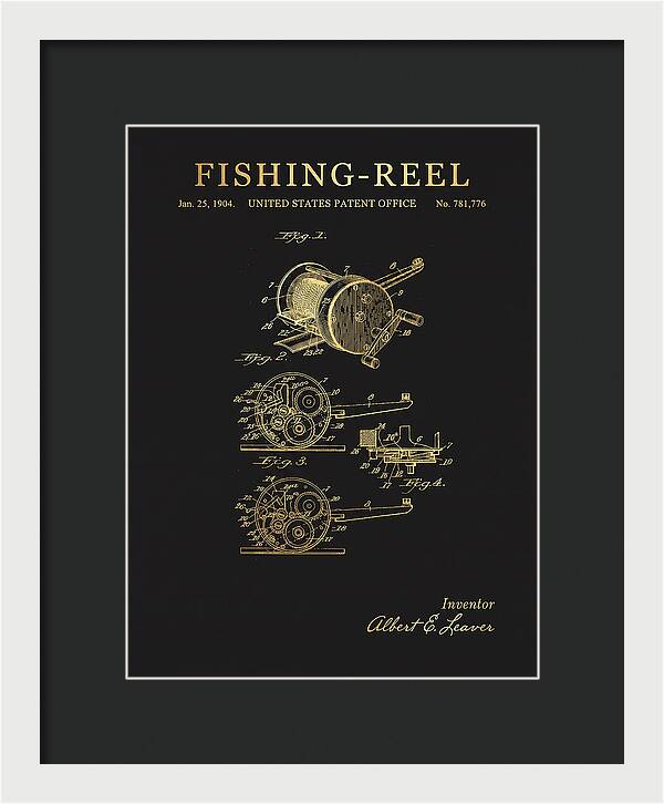 Fishing Reel Gold Patent Us781776a