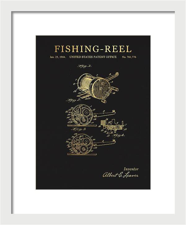 Fishing Reel Gold Patent Us781776a