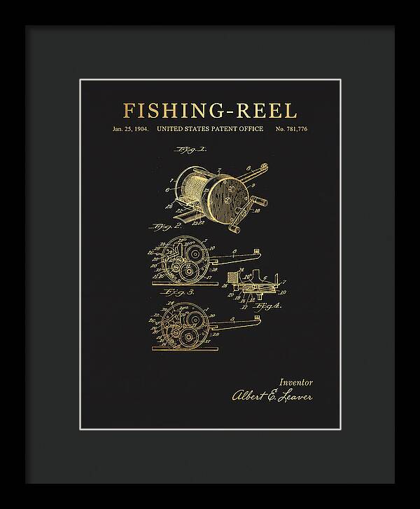 Fishing Reel Gold Patent Us781776a
