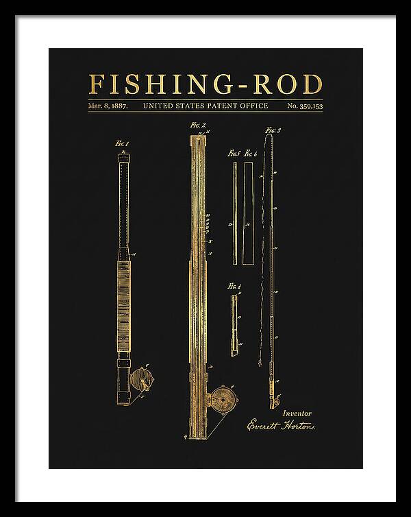Fishing Rod Gold Patent Us359153a
