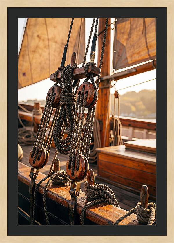 Fishing Smack Rigging Detail
