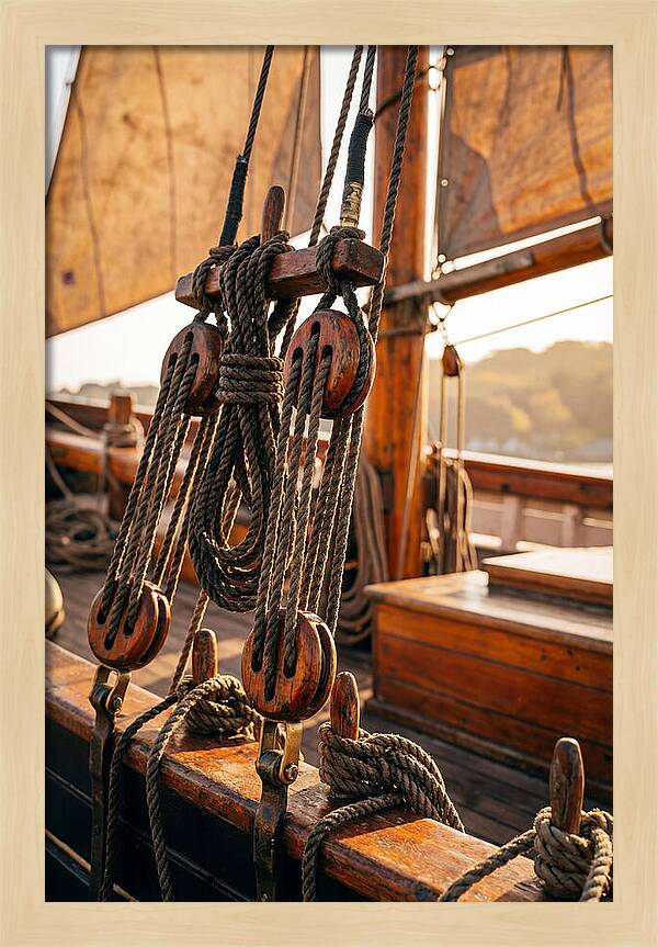 Fishing Smack Rigging Detail