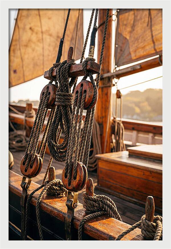 Fishing Smack Rigging Detail