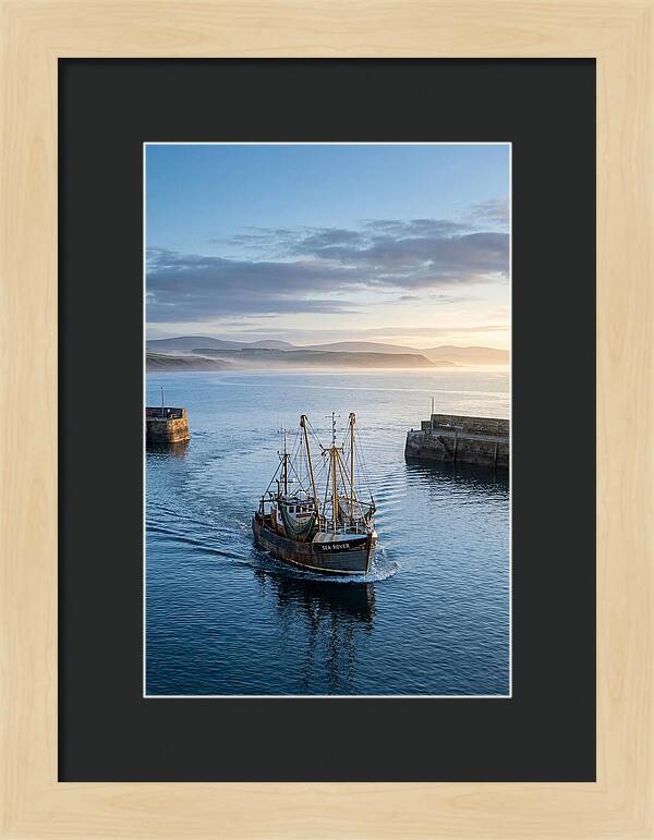 Fishing Trawler At Dawn