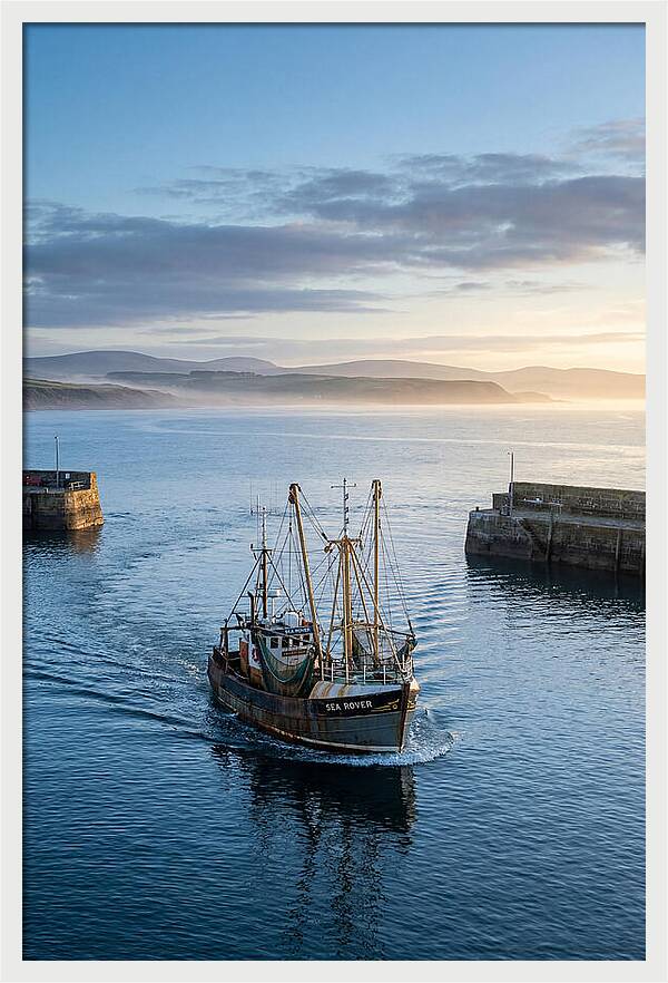Fishing Trawler At Dawn