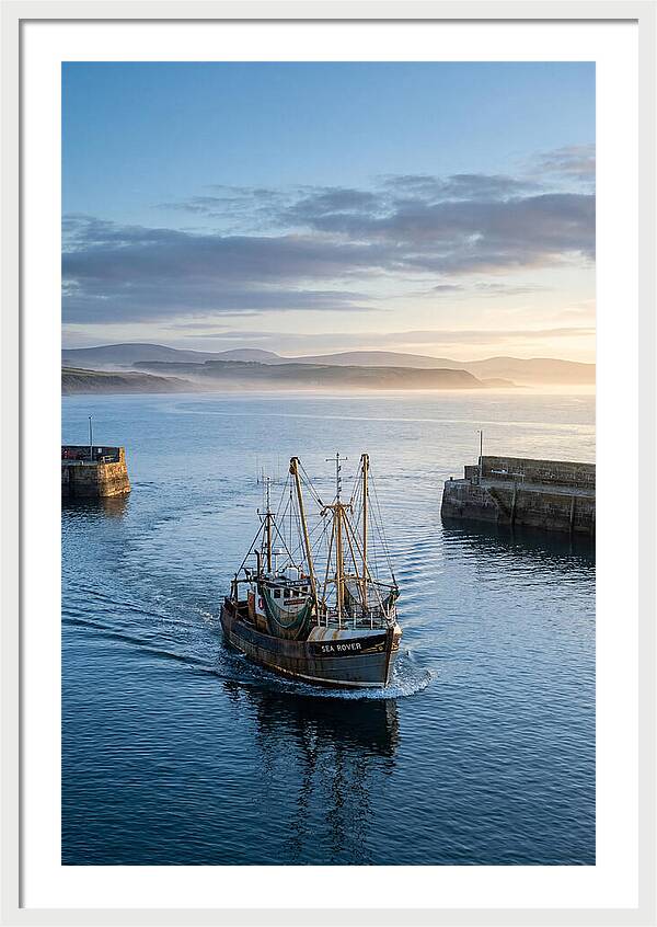 Fishing Trawler At Dawn