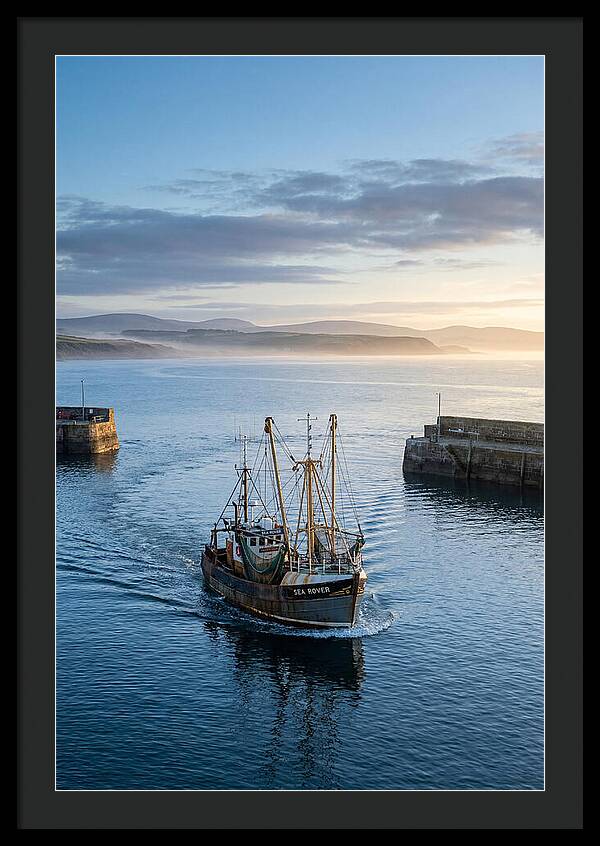 Fishing Trawler At Dawn