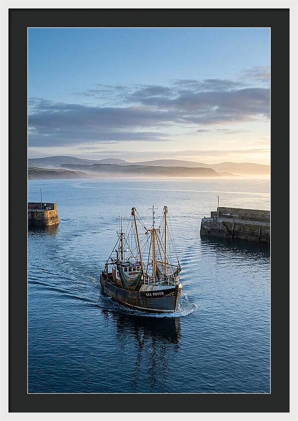 Fishing Trawler At Dawn
