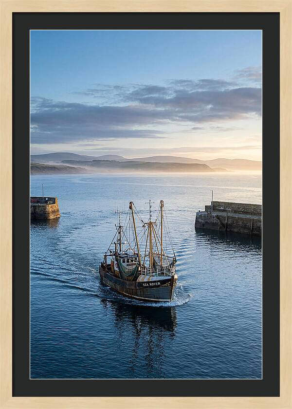 Fishing Trawler At Dawn