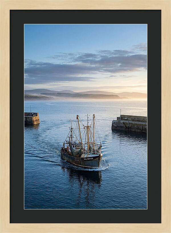 Fishing Trawler At Dawn