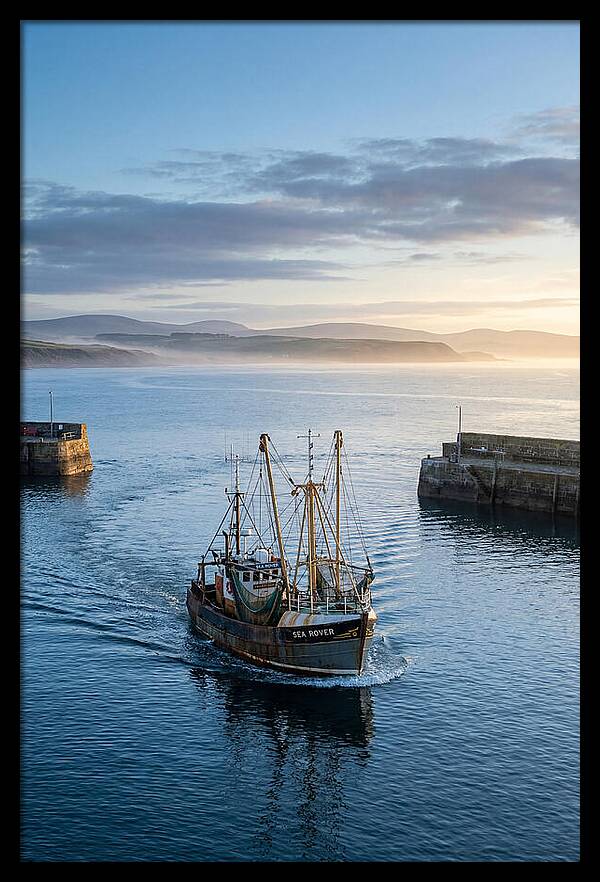 Fishing Trawler At Dawn