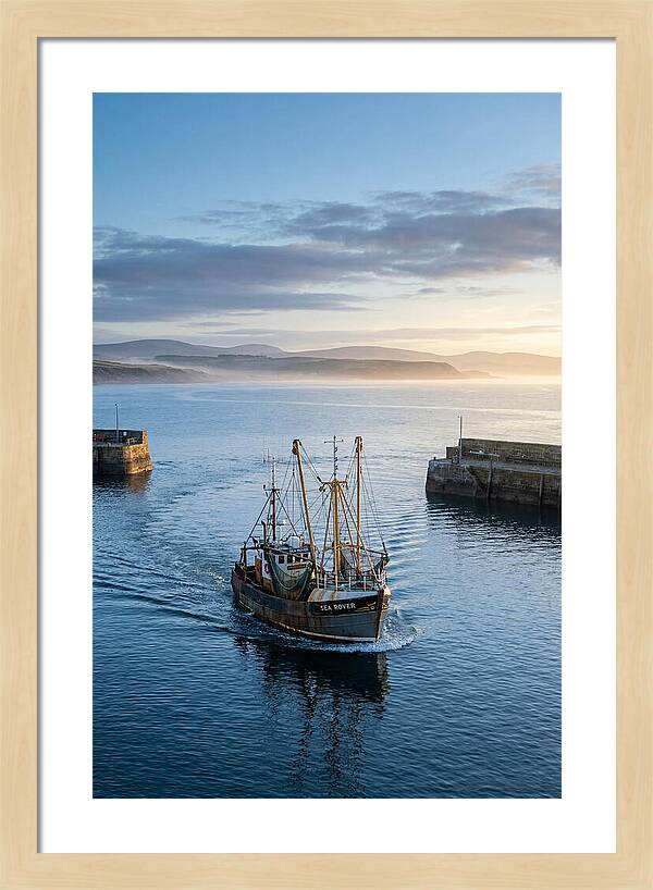 Fishing Trawler At Dawn