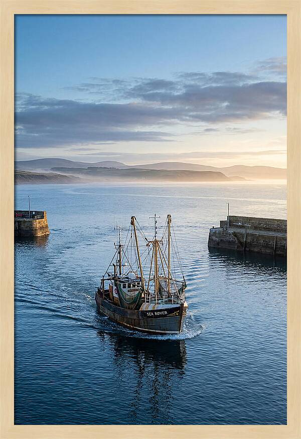 Fishing Trawler At Dawn