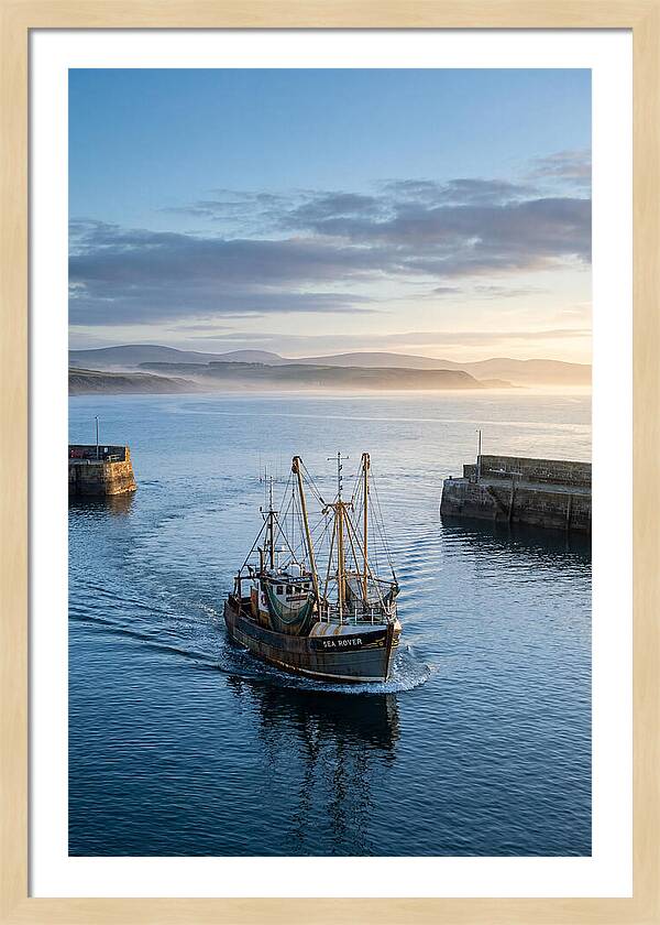 Fishing Trawler At Dawn