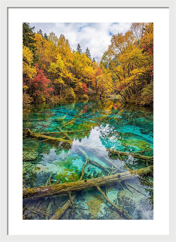 Five Flower Lake In Autumn