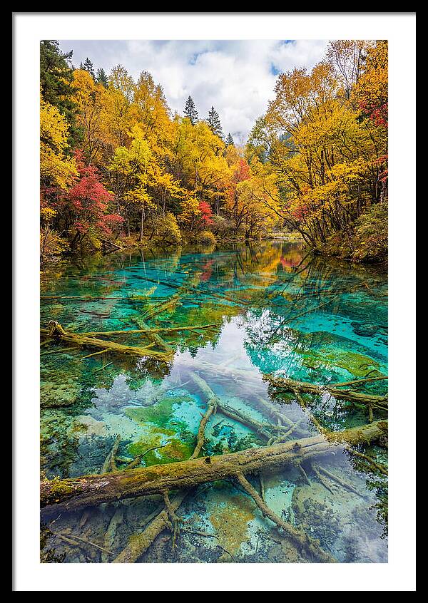 Five Flower Lake In Autumn