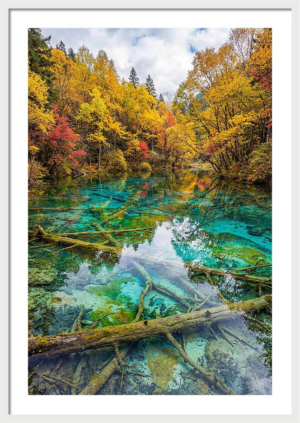 Five Flower Lake In Autumn