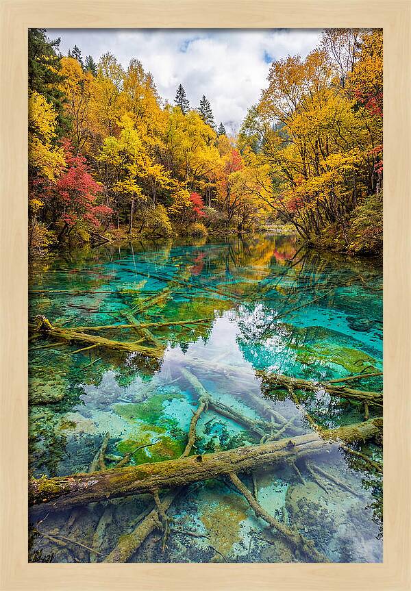 Five Flower Lake In Autumn
