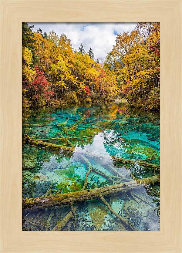 Five Flower Lake In Autumn