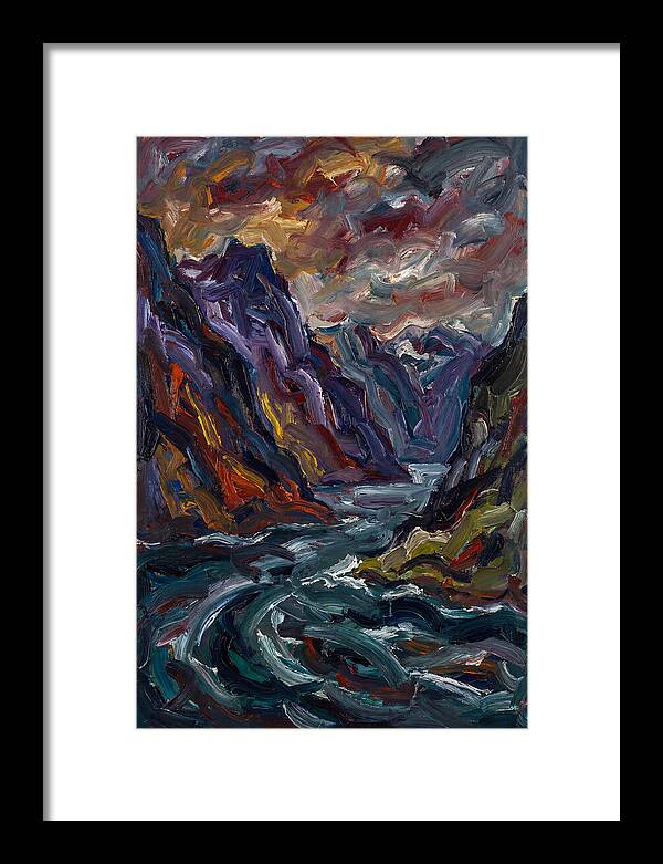 Fjord Landscape Expressionism