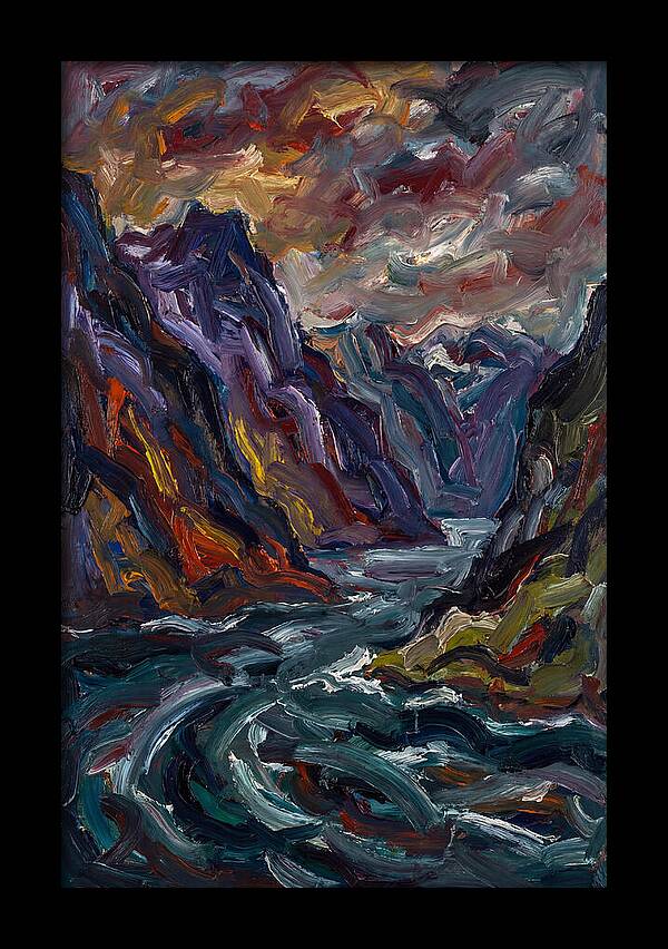 Fjord Landscape Expressionism