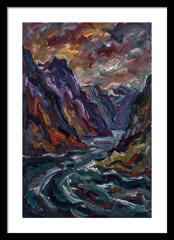 Fjord Landscape Expressionism