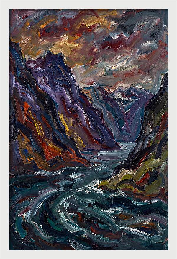 Fjord Landscape Expressionism