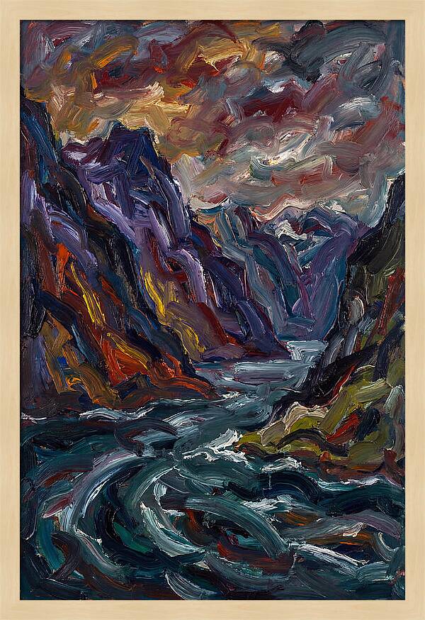 Fjord Landscape Expressionism