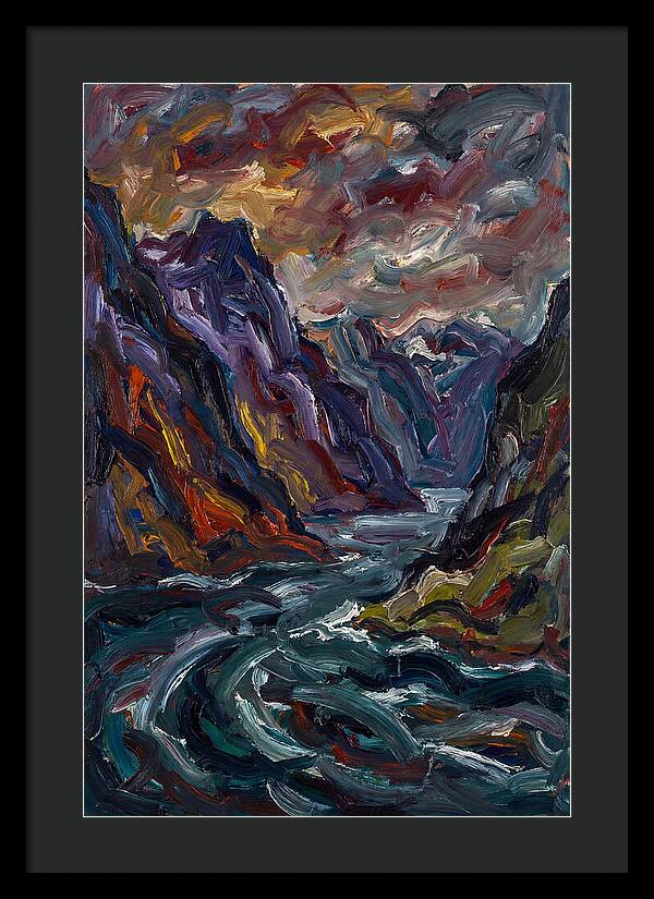 Fjord Landscape Expressionism