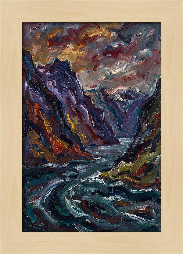 Fjord Landscape Expressionism