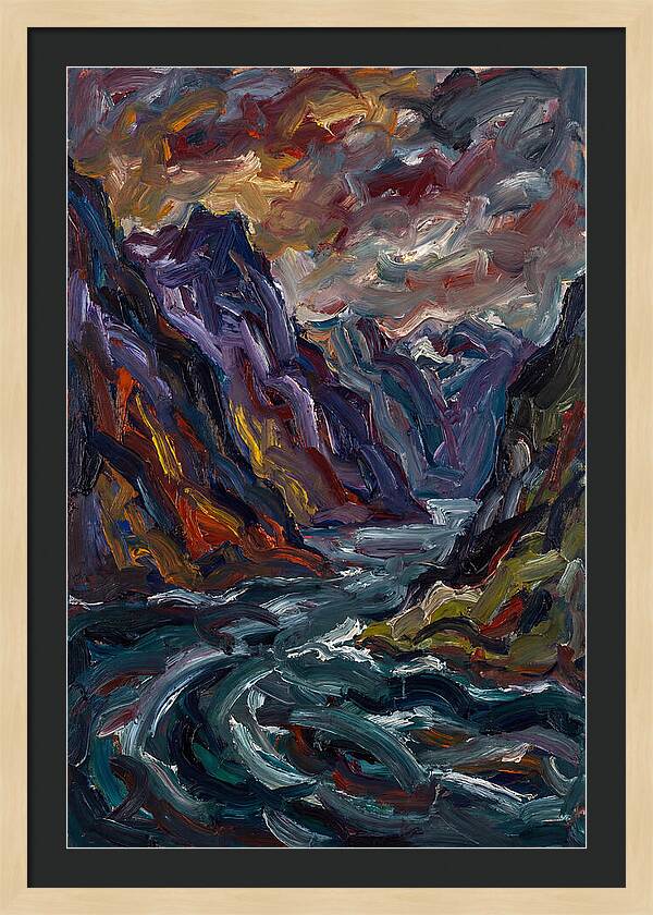 Fjord Landscape Expressionism