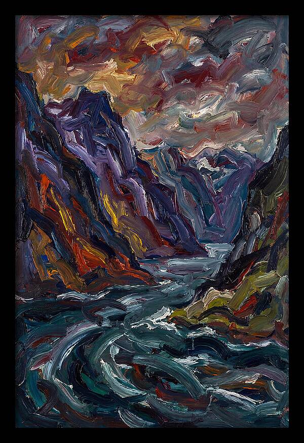 Fjord Landscape Expressionism