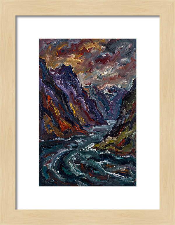 Fjord Landscape Expressionism