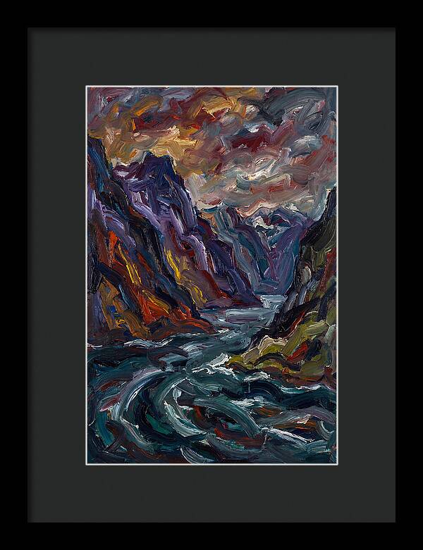Fjord Landscape Expressionism