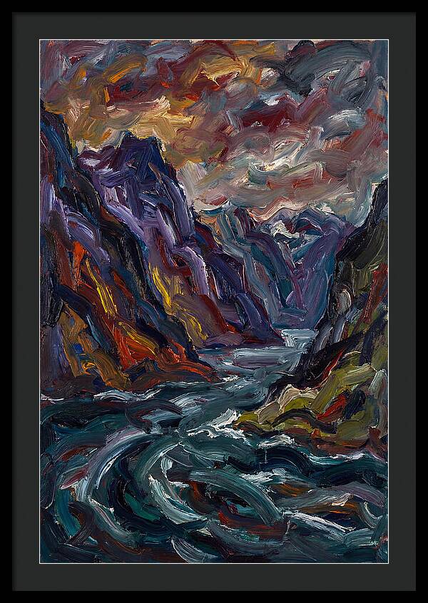 Fjord Landscape Expressionism