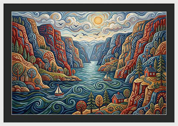Fjord Landscape Serenity