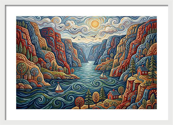 Fjord Landscape Serenity