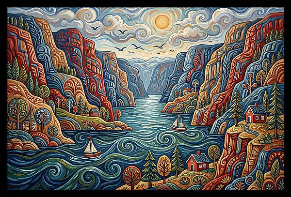 Fjord Landscape Serenity
