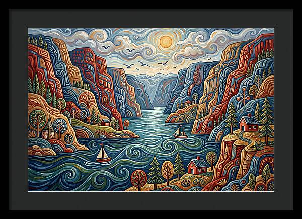 Fjord Landscape Serenity
